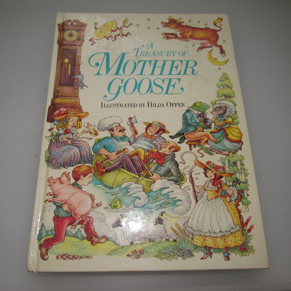 A Treasury of Mother Goose | Illustrated by Hilda Offen | Vintage Hardcover
